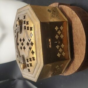 Lj japan Antique openwork heritage heirloom jewelry‎ trinket box Overflow
